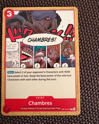 Set One Piece Card Game - Chambres (OP14-017)