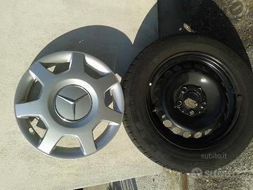 4 cerchi acciao completi x Mercedes A/B