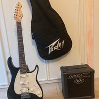 Peavey Raptor con amplificatore cavo  e custodia.