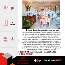 Duplex d'ampia metratura con garage