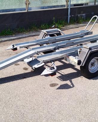 Carrello porta moto 3 posti