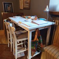 Tavolo americano con 4 sedie