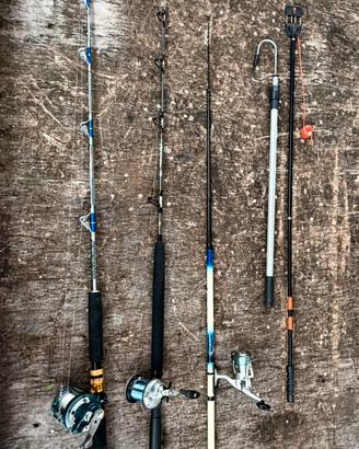 SET ARTICOLI DA PESCA