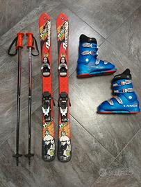 Sci+Scarponi+Bastoni, completo da neve 