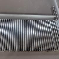 griglia inox per barbeque