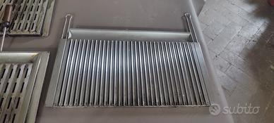 griglia inox per barbeque