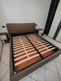 Letto matrimoniale con contenitore