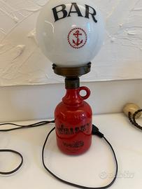 Lampada whisky anni 70