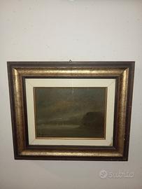 Quadro olio su tela Benedetto Santo - 1980