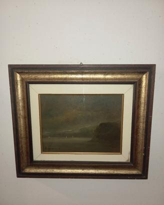 Quadro olio su tela Benedetto Santo - 1980