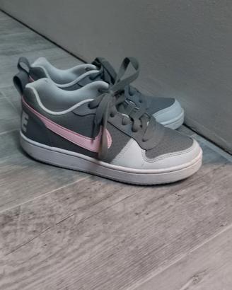 Nike Trainers Leather Gray