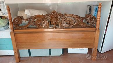 TESTATA LETTO IN LEGNO INTAGLIATO