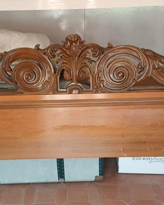 TESTATA LETTO IN LEGNO INTAGLIATO