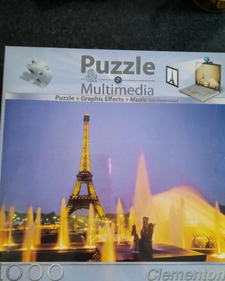 puzzle clementoni  multimedia