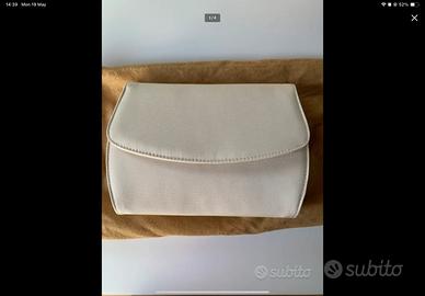 Pochette bianca Albertario Made In Italy