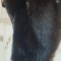 collo volpe vera nero