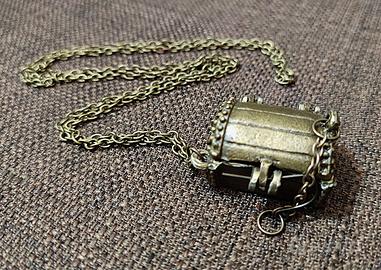 Catenina + Ciondolo Scrigno Pirata SI APRE 🦜☠️