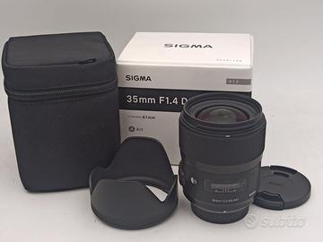 Obiettivo SIGMA 35mm f1.4 DG Nikon AF