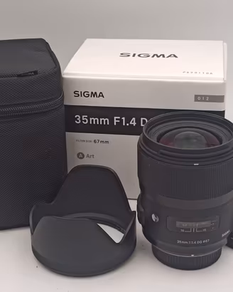 Obiettivo SIGMA 35mm f1.4 DG Nikon AF