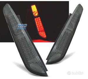 FANALI PER FORD FOCUS MK2 08-11 LED CROMATO FUMÉ