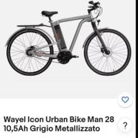 Wayel icon urban bike man 28 bici elettrica