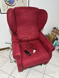 Poltrona elettrica con telecomando