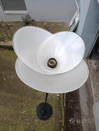 H 1.90 piantana cristallo murano