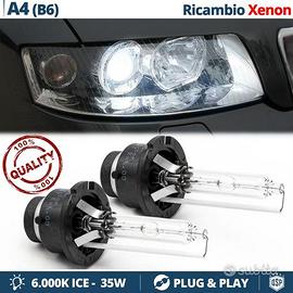 Lampadine XENON D2S PER Audi A4 B6 RICAMBIO 6000K