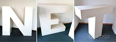 LETTERE Giganti Legno Massello (Artigiananal