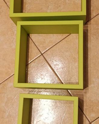 Mensole a cubo da parete