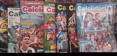 Lotto 7 album calciatori panini vuoti entra x 
