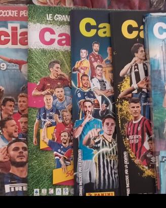 Lotto 7 album calciatori panini vuoti entra x 