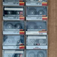 Stock cassette Sony HF90 14 pezzi