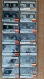 Stock cassette Sony HF90 14 pezzi