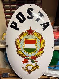 Insegna POSTA ungherese originale 1957–1990