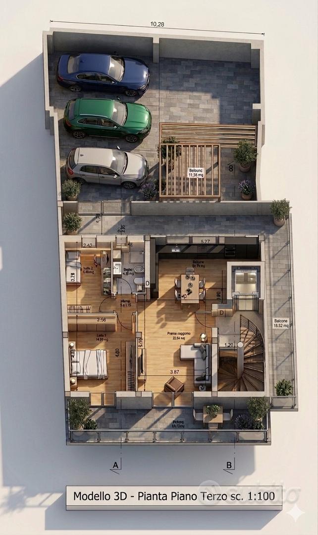 Terreno edificabile con progetto approvato e oneri - Vista 2