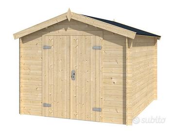 CASETTA DI LEGNO - GARAGE MOTO THOR 270x320x228h