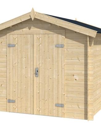 CASETTA DI LEGNO - GARAGE MOTO THOR 270x320x228h