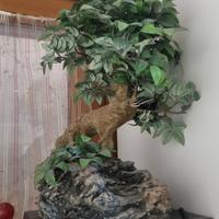 riproduzione bonsai in resina e plastica
