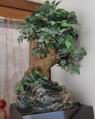 riproduzione bonsai in resina e plastica