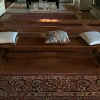 Panca in legno pregiato
