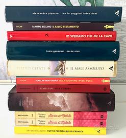 11 libri di autori italiani edizioni Mondadori