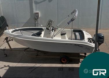 SPEEDY 5,65 2021+yamaha 40/60+carrello da cantiere