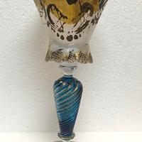 MURANO ANTICO museale tipetto veneziano calice oro