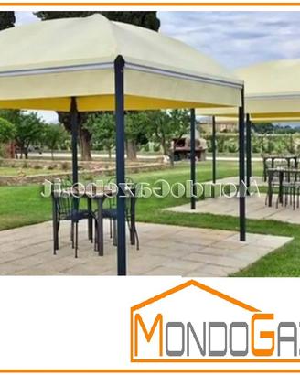 Gazebo Sun Plus 4x4 gamba 6cm NUOVO acciaio