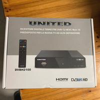 ricevitore decoder digitale terrestre etelecomando