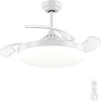 Ventilatore da soffitto retrattile con luce