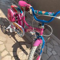 Bicicletta bambina 3-8 anni UNICORNO