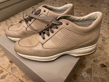 Sneaker Hogan Interactive pelle beige