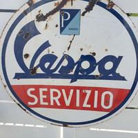 Insegna Vespa Servizio Originale